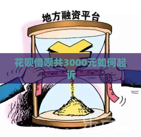 花呗借呗共3000元如何起诉