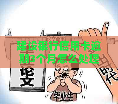 建设银行信用卡逾期3个月怎么处理