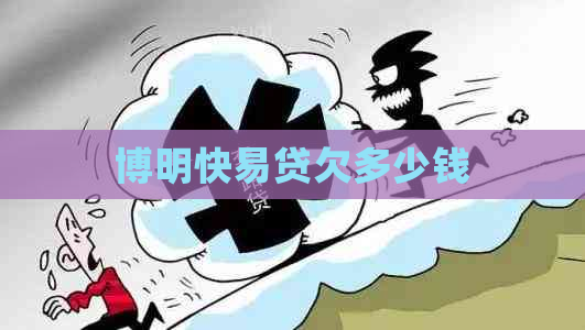 博明快易贷欠多少钱