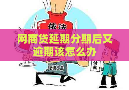 网商贷延期分期后又逾期该怎么办