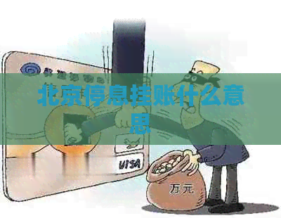 北京停息挂账什么意思