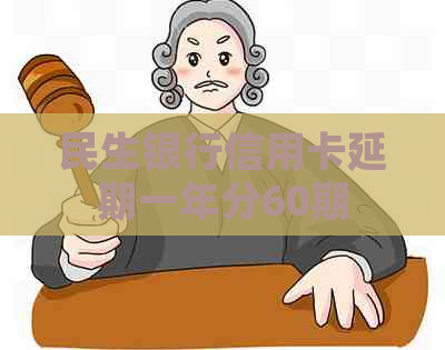 民生银行信用卡延期一年分60期