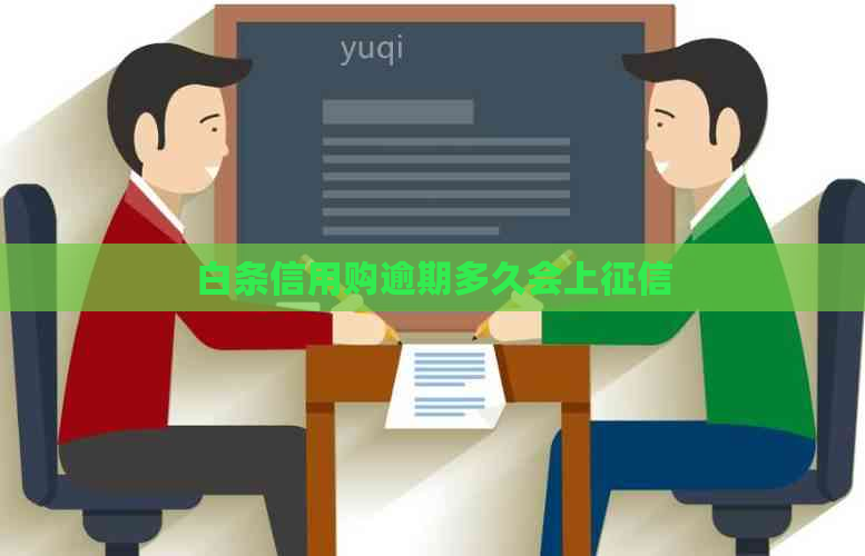 白条信用购逾期多久会上