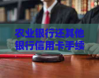 农业银行还其他银行信用卡手续费多少：本行及其他银行信用卡还款手续费解答