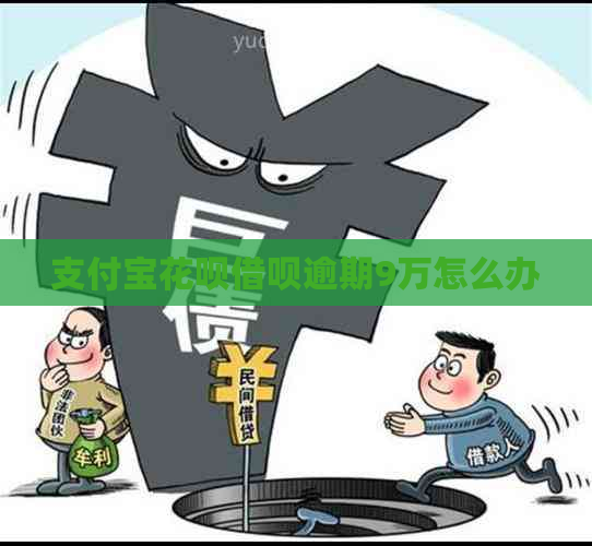 信用卡白条信用卡逾期9万怎么办