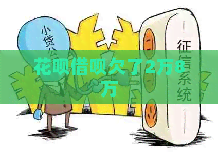 白条信用卡欠了2万8万