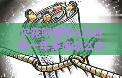 欠白条信用卡3万逾期一年多该怎么办