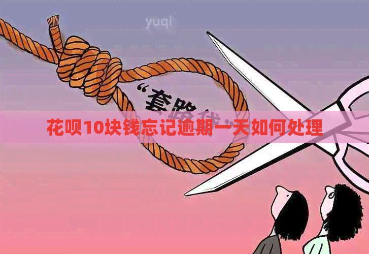 白条10块钱忘记逾期一天如何处理
