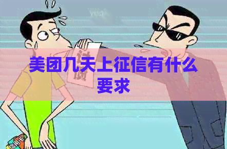 美团几天上有什么要求