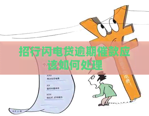 招行闪电贷逾期催款应该如何处理