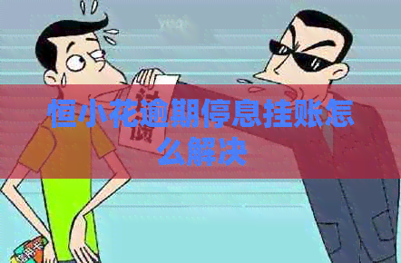 恒小花逾期停息挂账怎么解决