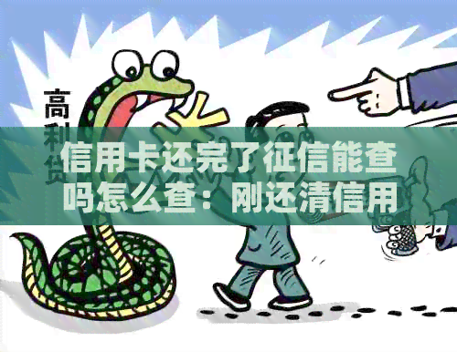 信用卡还完了能查吗怎么查：刚还清信用卡后的查询方法及显示时间