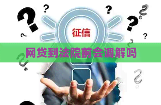 网贷到法院前会调解吗