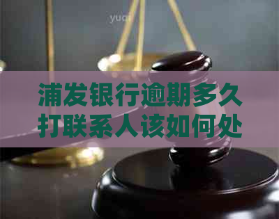 浦发银行逾期多久打联系人该如何处理