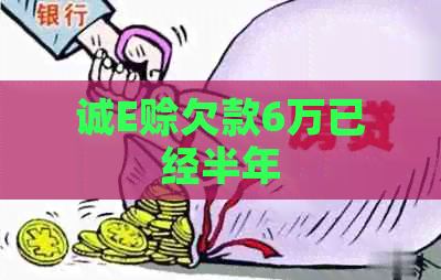 诚E赊欠款6万已经半年