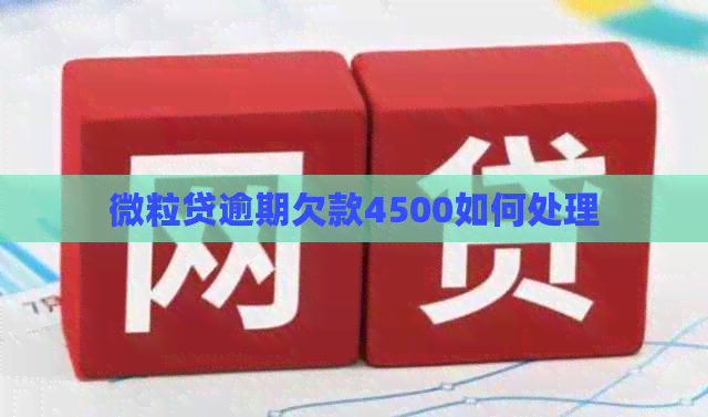 微粒贷逾期欠款4500如何处理