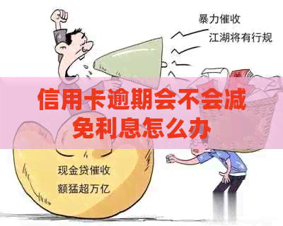信用卡逾期会不会减免利息怎么办