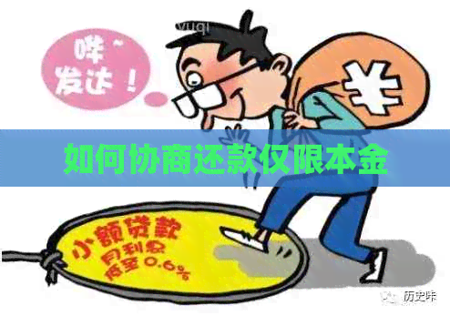如何协商还款仅限本金
