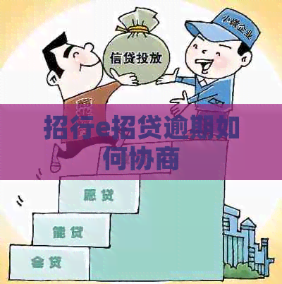 招行e招贷逾期如何协商