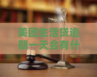 美团生活贷逾期一天会有什么影响