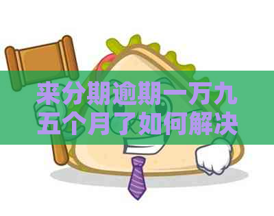 来分期逾期一万九五个月了如何解决