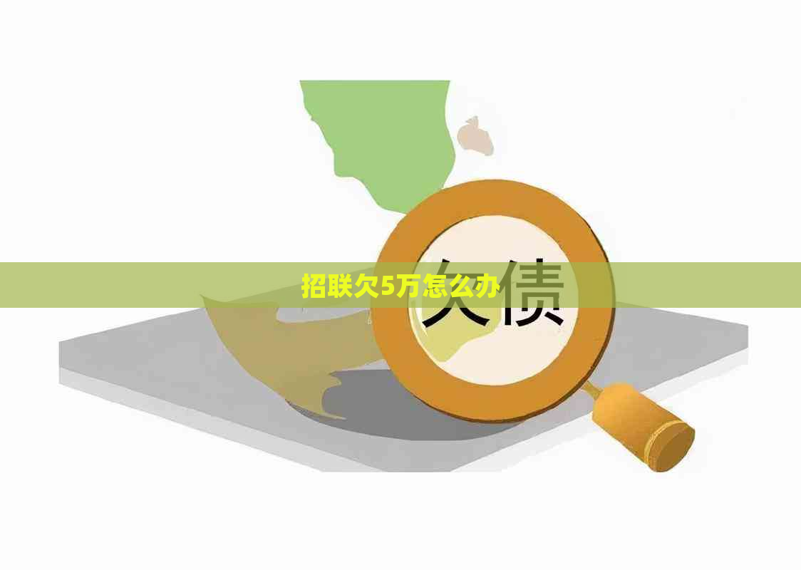 招联欠5万怎么办