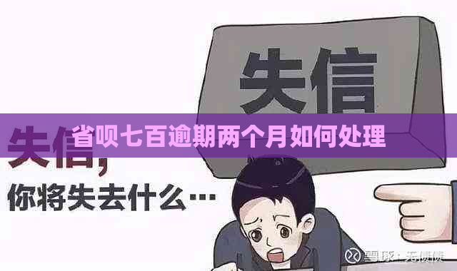 省呗七百逾期两个月如何处理