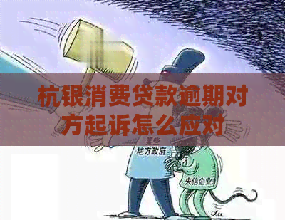 杭银消费贷款逾期对方起诉怎么应对