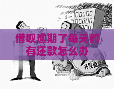 信用卡逾期了每天都有还款怎么办