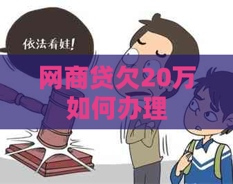 白条贷欠20万如何办理