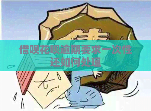 信用卡白条逾期要求一次性还如何处理