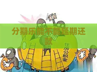 能不能延期还款