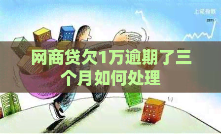 白条贷欠1万逾期了三个月如何处理