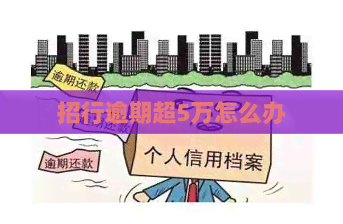 招行逾期超5万怎么办