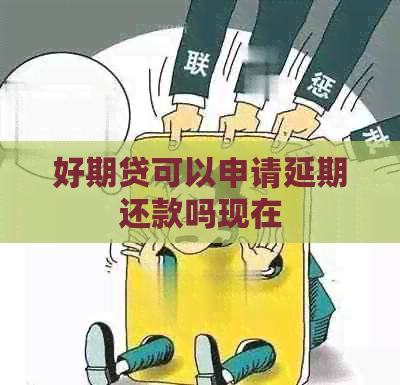 好期贷可以申请延期还款吗现在