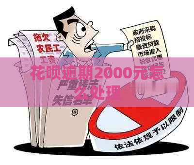 花呗逾期2000元怎么处理