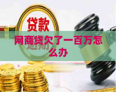 网商贷欠了一百万怎么办