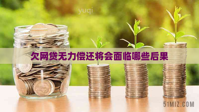 欠网贷无力偿还将会面临哪些后果
