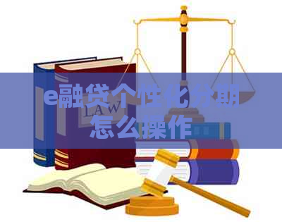 e融贷个性化分期怎么操作