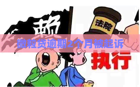 微粒贷逾期2个月被起诉