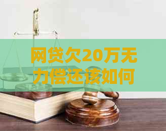 网贷欠20万无力偿还该如何解决