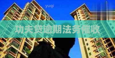功夫贷逾期法务