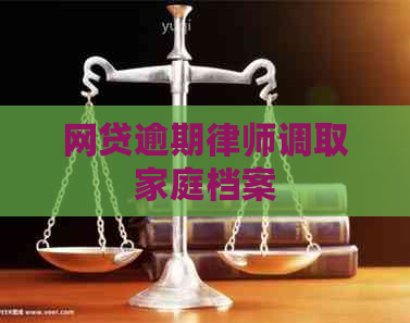 网贷逾期律师调取家庭档案