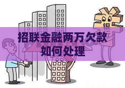 招联金融两万欠款如何处理