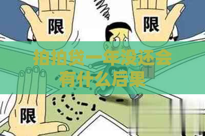 一年没还会有什么后果