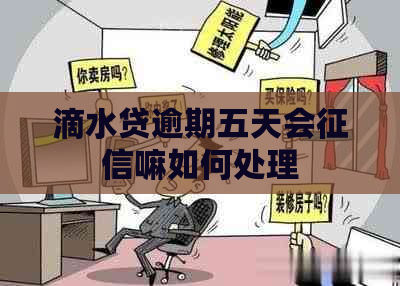 滴水贷逾期五天会嘛如何处理