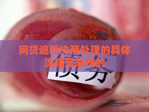 网贷逾期协商处理的具体流程是怎样的