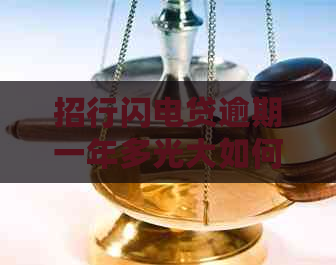招行闪电贷逾期一年多光大如何处理