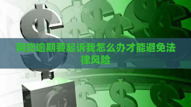 网贷逾期要起诉我怎么办才能避免法律风险