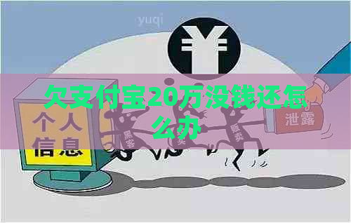 欠信用卡20万没钱还怎么办